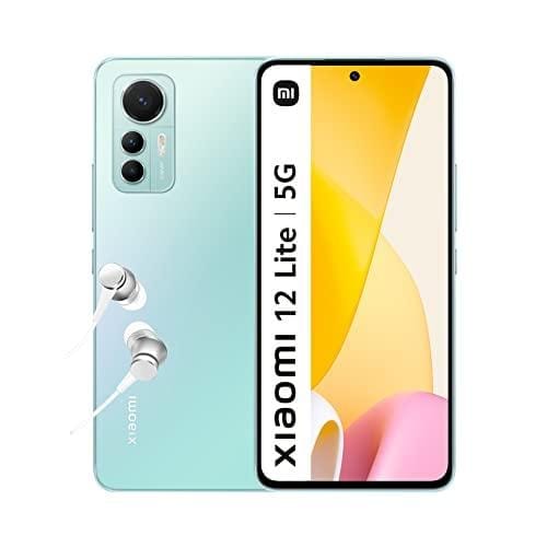 DESCUENTAZO 42% DESCUENTO Xiaomi 12 Lite 5G Smartphone de 8+128 GB, Pantalla de 6.55” 120Hz AMOLED, Snapdragon 778G, Triple Cámera de 108MP, 4300mAh con 67W Turbo Charge, Green (Versión ES + 3 años de garantía)