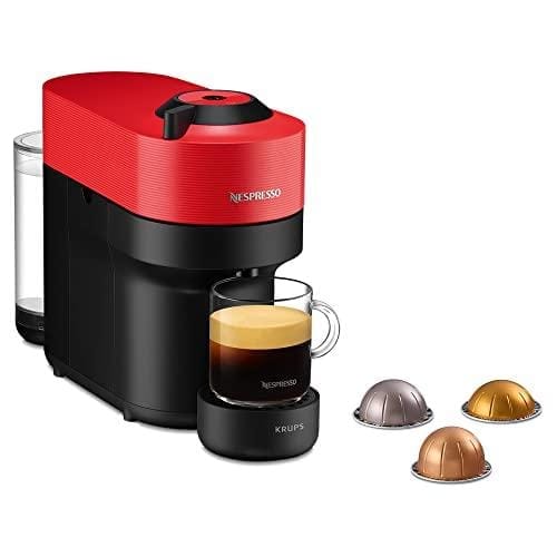 DESCUENTAZO 54% DESCUENTO Krups Nespresso Cafetera de cápsulas, Spicy red, Rojo