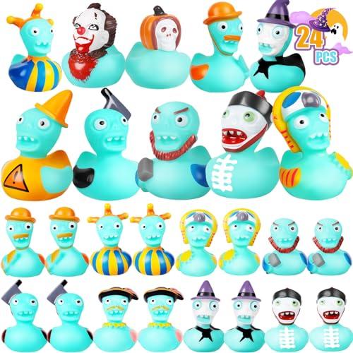 OFERTÓN SUPREMO 67% DESCUENTO SCIONE 24 Patos de Goma de Halloween Que Brillan en la Oscuridad, Patos de Goma del Diablo, novedosos Rellenos para Bolsas de Fiesta para niños, Decoraciones de Fiesta de Halloween