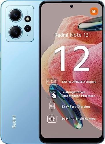 BUENA OFERTA 26% DESCUENTO Xiaomi SMARTPHONE Xiaomi REDMI NOTE 12 8GB/256GB DUAL AZUL