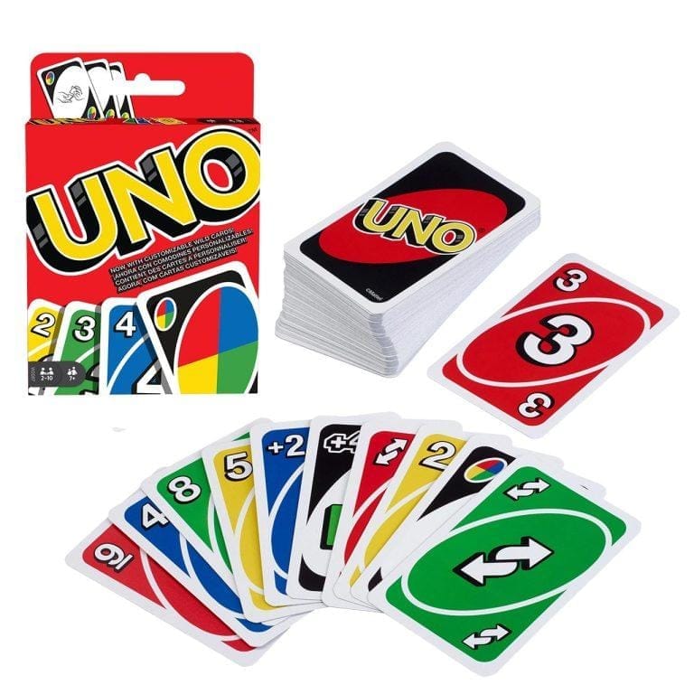 UNO Original. Juego de Cartas Familiar. Clásico. Baraja de 112 Cartas. De 2 a 10 Jugadores. Para Niños y Adultos 7+ Años. W2087 | Miravia