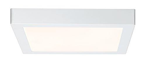 DESCUENTAZO 64% DESCUENTO Paulmann Plafón Lunar LED Integrado, Cuadrado Integriert, 17 W, Blanco Mate, 30 X 3.8 X 30 Cm