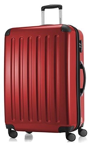 60% DESCUENTO HAUPTSTADTKOFFER Alex R2 Equipaje de viaje, Maleta rígida, Trolley expandible, 4 ruedas dobles, 75 cm, 119 litros, Rojo
