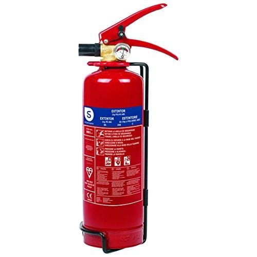 BUENA OFERTA 39% DESCUENTO Smartwares Extintor de Polvo Seco, 1 KG, Resistencia al Fuego ABC