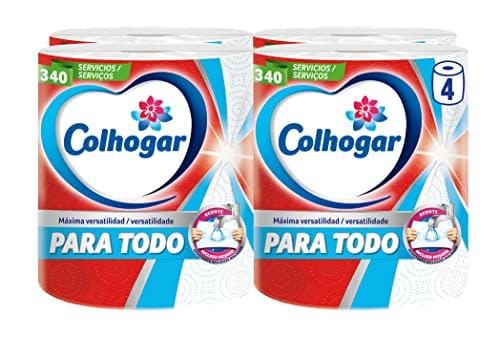 BUENA OFERTA 30% DESCUENTO Colhogar Paratodo Maxirolls 4×1 Papel de Cocina Multiusos y Absorbente 4 Rollos