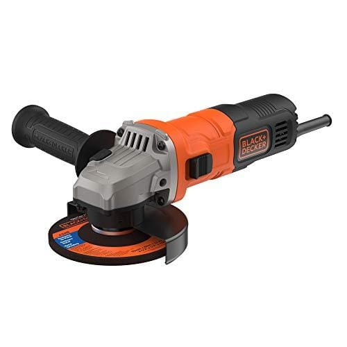 DESCUENTAZO 42% DESCUENTO BLACK+DECKER BEG010 QS Amoladora 115 mm, 710 W, 12.000 RPM, Mango ajustable 2 posiciones, Diámetro compacto, Negro/Naranja