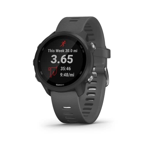 DESCUENTAZO 47% DESCUENTO Garmin Forerunner 245, Reloj Inteligente para Correr con GPS, Planes de Entrenamiento Personalizados, Análisis Detallado del Entrenamiento, Autonomía de hasta 7 Días, Gris