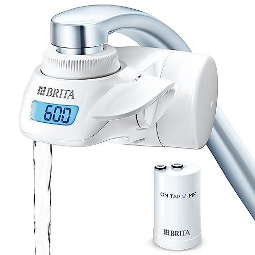 DESCUENTAZO 50% DESCUENTO BRITA ON TAP Pro V MF Sistema de filtración de agua, incl. 1 cartucho filtrante (600L) para agua 99,99% libre de bacterias y sostenible con una tecnologia de filtración para un excelente sabor