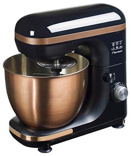 OFERTÓN SUPREMO 68% DESCUENTO Bestron Copper Collection Robot de Cocina 4 en 1 (Amasa, Bate, Monta y Mezcla), 1000 W, 2.5 litros, Acero Inoxidable