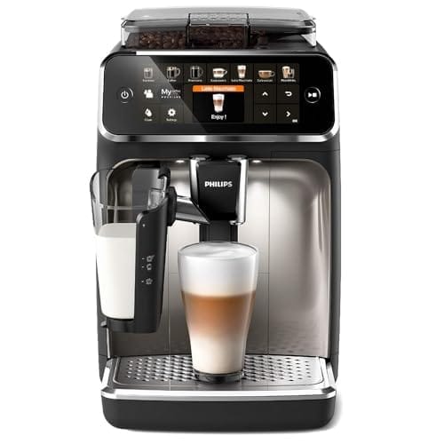 DESCUENTAZO 54% DESCUENTO Philips Domestic Appliances EP5447/90 Série 5400 Machine Expresso, Café à Grain, LatteGo Mousseur à Lait, 12 Spécialités de Café, Affichage Intuitif, 4 Profils Utilisateur, Chrome