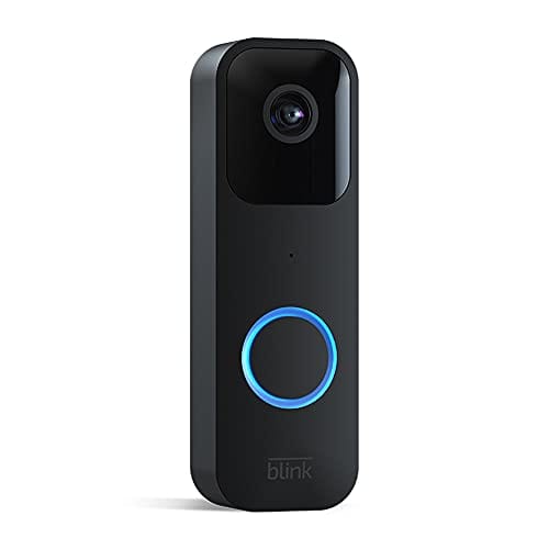 DESCUENTAZO 54% DESCUENTO Blink Video Doorbell | Audio bidireccional, vídeo HD, con notificaciones de movimiento y timbre, fácil de configurar, con Alexa integrada — cableado o sin cablear (negro)