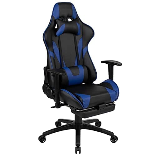 DESCUENTAZO 56% DESCUENTO Flash Furniture Silla reclinable roja para Juegos, Cuero sintético, Blue, Set of 1