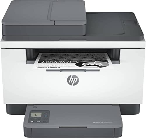 DESCUENTAZO 49% DESCUENTO HP LaserJet M234sdwe, Impresora Láser A4 Multifunción Monocromo a Doble Cara Automática, Escaner, Copiadora (29 ppm, Wi Fi, Ethernet, Procesador 500MHz, Memoria 64MB, HP Smart App)Blanca y Gris