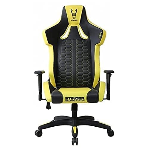 BUENA OFERTA 39% DESCUENTO Woxter Stinger Station Master Cool Silla Gaming Oficina (Gamer, Eje Acero, Levantamiento por Gas, Ergonómica, Reposabrazos, Alt/Incl Ajustable, Foam Adaptativo, Racing, Cojín Lumbar/Cervical)