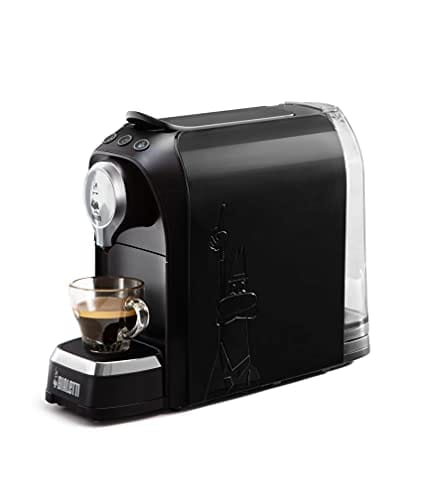 OFERTÓN SUPREMO 66% DESCUENTO Bialetti Sarribaer, Espresso Café Máquina por Aluminio Cápsulas, 1200W, Negro