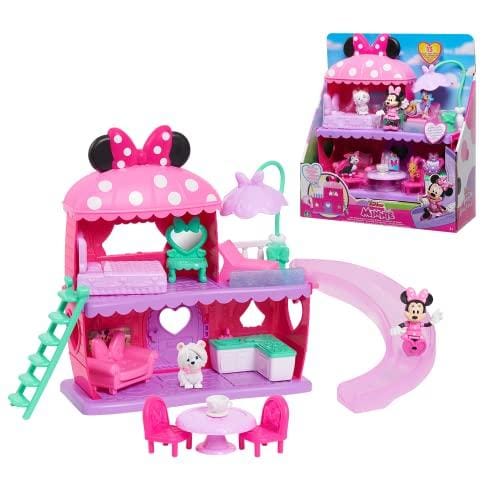 DESCUENTAZO 42% DESCUENTO Famosa Casa de Minnie, tiene dos plantas e incluye una figura y muebles para decorar (MCN22000)