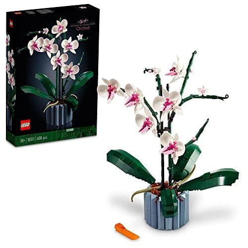 BUENA OFERTA 33% DESCUENTO LEGO 10311 Icons Orquídeas, Flores Artificales, Decoración para Casa, Manualidades para Adultos, Colección Botánica