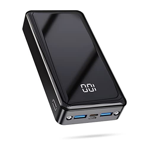BUENA OFERTA 32% DESCUENTO Batería Externa Carga Rapida 24000mAh Power Bank USB C con PD 22.5W 3 Salida y 2 Entrada Cargador Movil Portatil de Gran Capacidad Compatible con Linterna para iPhone Samsung iPad Tablet etc