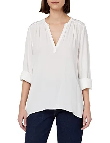 72% DESCUENTO Tommy Hilfiger Mujer Blusa Elegante, Blanco (Ecru), 38