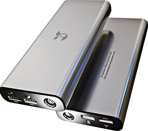 Brothers4Change Batería Externa de 20100 mAh Bateria Portatil con Enorme Densidad de energía, Power Bank Compatible con iPhone, iPad, Samsung y más, Cargador Portatil Incluye Funda y Cable de Carga