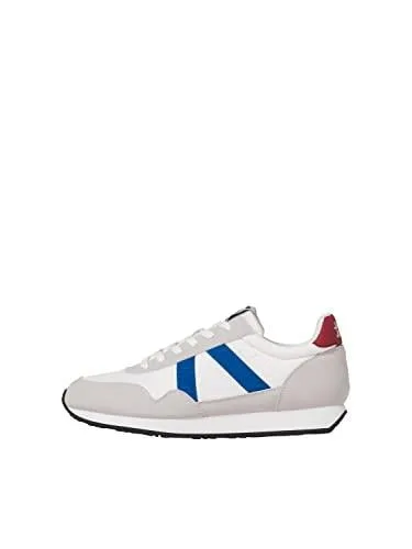 JACK & JONES Jfwhawker Mesh Combo, Zapatillas Hombre, Moonbeam Detail Nautical Blue, 41 EU