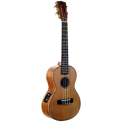 Ukulele Tenor natural electro + cover