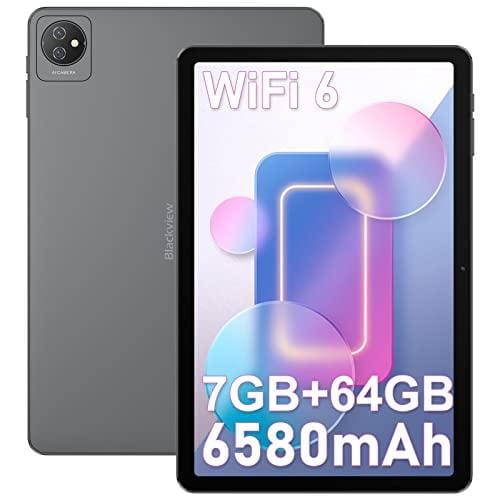 Blackview Tablet 10 Pulgadas, Tab8 WiFi Tablet Android 12, 4GB(7GB) RAM+64GB ROM(TF 1TB), Batería 6580mAh, Cámara Trasera de 13MP, 1.8GHz WiFi 6/Google GMS/Bluetooth 5.0/Type C/OTG,Gris