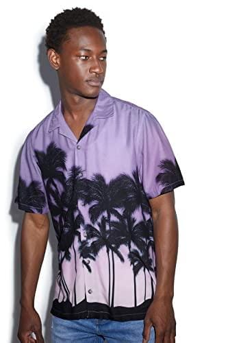 C&A Hombre Camisa Violeta Claro S