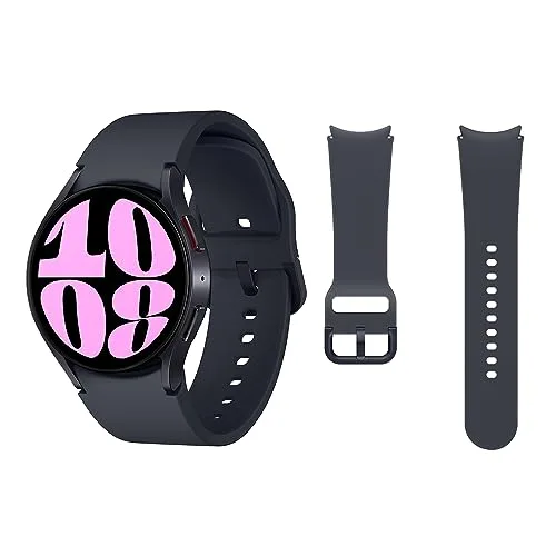 DESCUENTAZO 46% DESCUENTO Samsung Galaxy Watch6 4G LTE, 40 mm + Correa de recambio Smartwatch, Control de Salud, Seguimiento Deportivo, Negro (Versión Española)