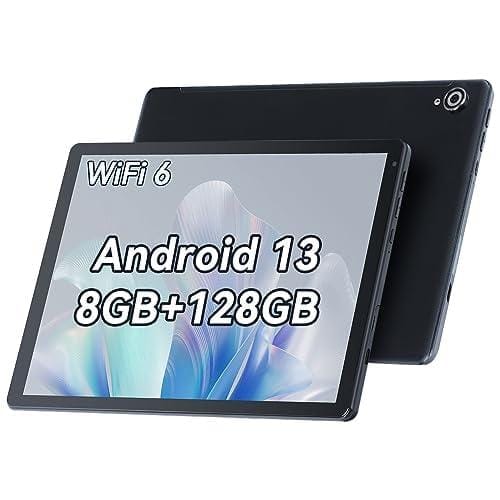 OFERTÓN SUPREMO 84% DESCUENTO Lville Tablet 10 Pulgadas, Octa Core Tablet Android 13, 5G/4G WiFi, Bluetooth 5.0, 8GB RAM+128GB ROM(1TB TF), 5000mAh, IPS 1280 * 800 (Negro)