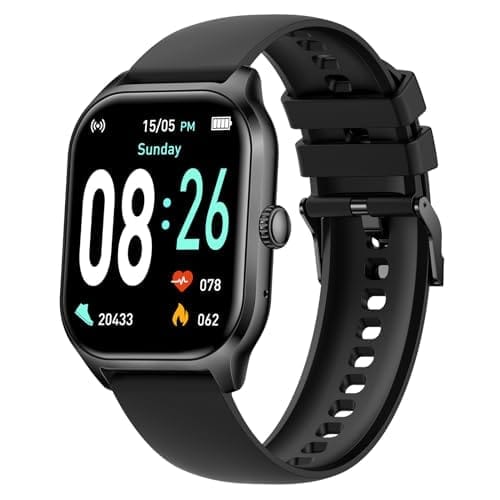 71% DESCUENTO AcclaFit Reloj Inteligente para Android iOS, Smartwatch de 2,01″ Tacto Completo, Smart Watch con Notificación, Respuesta/Marcación, Ritmo Cardíaco, Contador de Calorías para Hombres Mujeres