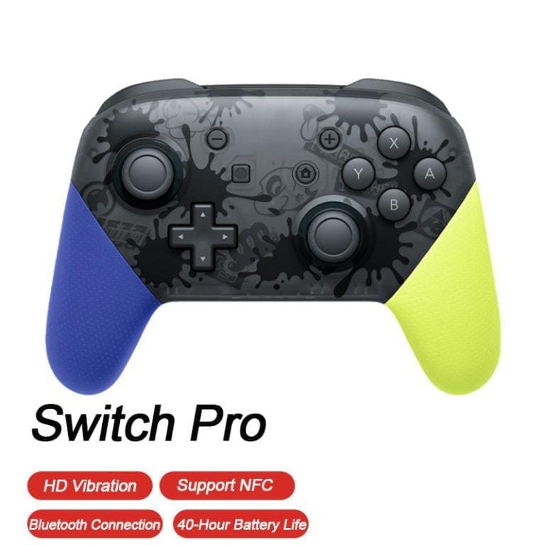 Mango de edición limitada de Zelda Tears of the Kingdom para Nintendo Switch Pro, controlador con vibración NFC, Gamepad Splatoon 3 Theme | Miravia
