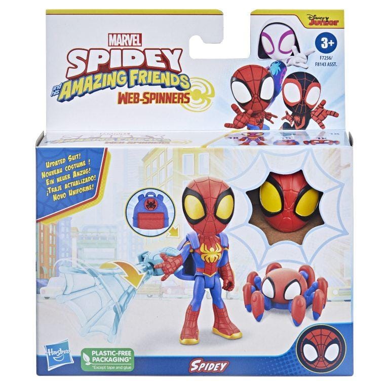 Marvel Spidey and His Amazing Friends Web-Spinners Spidey – Figura – Spidey And His Amazing Friends – 3 Años+ | Miravia