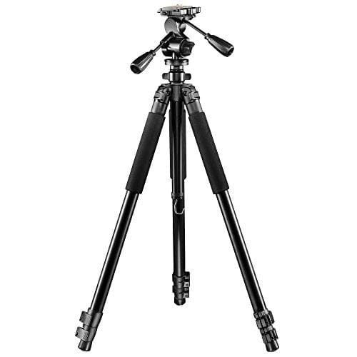 43% DESCUENTO Walimex Pro FT 665T Trípode 3D con Rotula inclinable para cámaras y Altura máxima de 185 cm, Negro