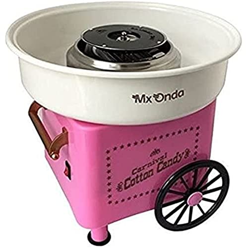 Mx Onda MX AZ2765 Máquina de algodón de azúcar, color rosa
