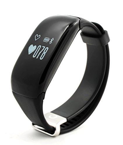 Prixton at700 Pulsera de Actividad de 0.5″ con Bluetooth, Color Negro