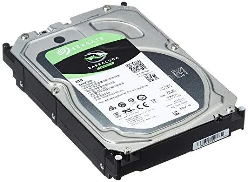 Seagate Barracuda ST8000DM004 Disco Duro (8 TB, Interno, 3,5″, SATA 6Gb/s, búfer: 256 MB)