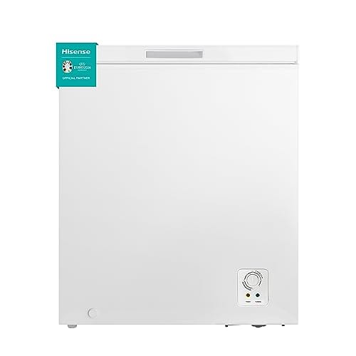 DESCUENTAZO 44% DESCUENTO Hisense FT184D4AWF Arcón Congelador Horizontal, Cesta con Asa, Función Dual convertible en Modo Frigorífico, con 142 L de Capacidad Neta, Silencioso 38 dBA, Color Blanco
