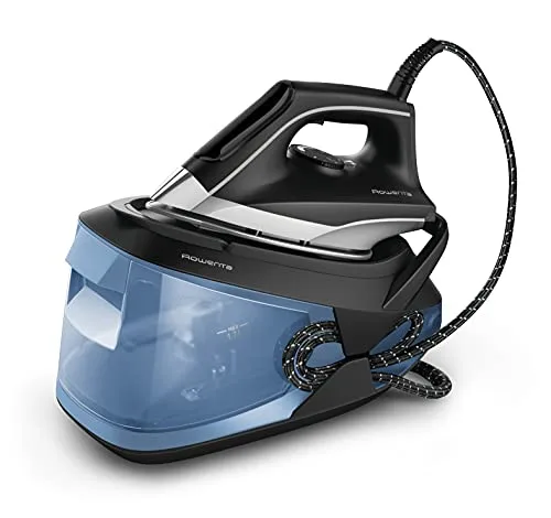 73% DESCUENTO Rowenta VR8321 TurboSteam Plancha de vapor con generador de vapor, presión de hasta 6,5 bar, 2600 W, 1,7 litros, golpe de vapor 350 g/min, plancha de vapor con plancha de acero inoxidable, modo Eco