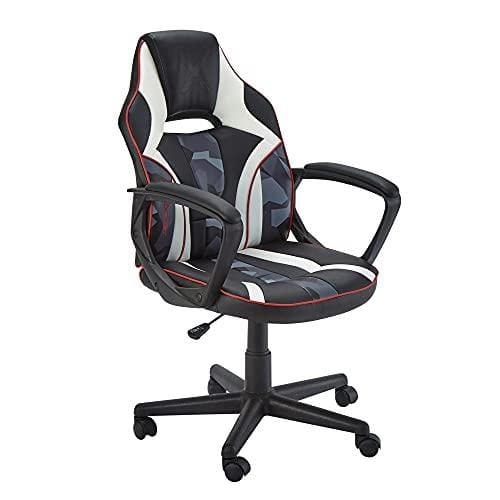 DESCUENTAZO 47% DESCUENTO X Rocker Atreus Silla para juegos de PC, altura ajustable, respaldo medio, silla de oficina en casa, asiento giratorio para jóvenes y adolescents