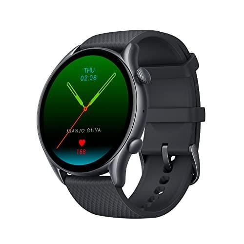 DESCUENTAZO 42% DESCUENTO Amazfit GTR 3 Pro Smartwatch Pantalla AMOLED de 1.45″ Frecuencia Cardíaca Sueño Estrés Monitorización de SpO2 Reloj Deportivo con 150 Modos Deportivos GPS Llamadas Bluetooth Control de Música Alexa