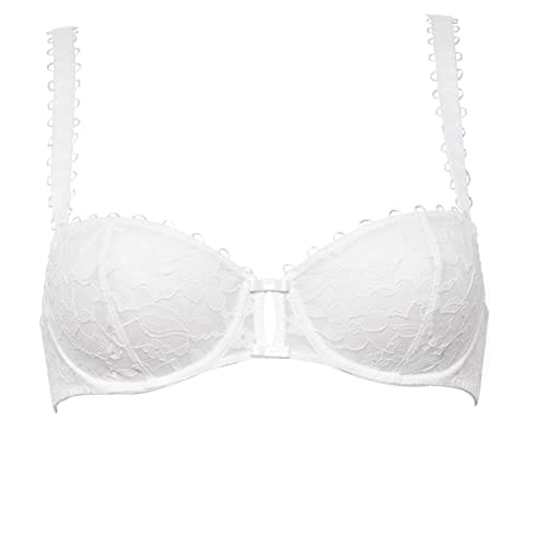 Maison Lejaby Miss Top Sujetador, Opaco, Blanc, S para Mujer
