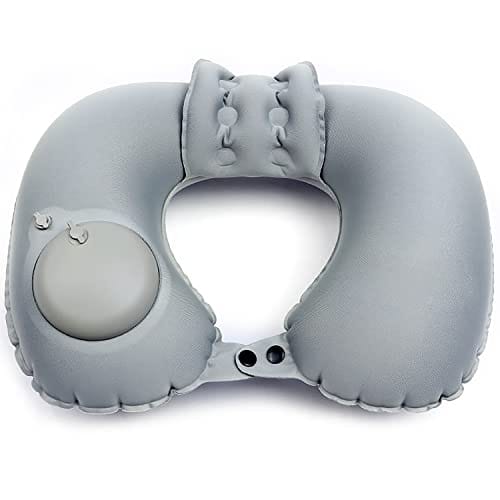 Gootior Almohada de Viaje Inflable, Almohada de Viaje, Almohada de Viaje Inflable, Almohada de avión, Almohada de Viaje Inflable, Almohada de avión