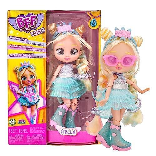 BUENA OFERTA 34% DESCUENTO BFF BY BEBÉS LLORONES Stella Coleccionable Muñeca Fashion con Pelo Largo, Ropa de Tela y 9 Accesorios Regalo optimo para NIÑOS y NIÑAS +5 Años