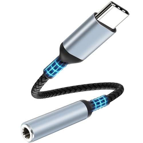 BUENA OFERTA 25% DESCUENTO Adaptador Usb C A Jack 3.5mm,lalasis Usb C A Jack 3.5 Adaptadores de Audio Para Auriculares,Compatible Con iPhone 15 Pro Max/15 Pro/15 Samsung S23 S22 S21 Note20 A53,Huawei P50 ipad Pro Macbook Plata