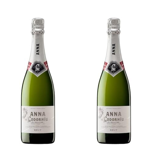 BUENA OFERTA 30% DESCUENTO ANNA DE CODORNIU, Cava Brut, Botella 0.75L (Paquete de 2)