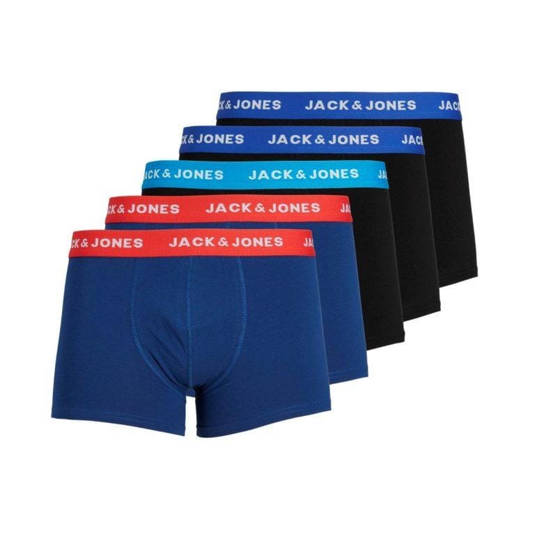 JACK&JONES 12144536 JACLEE TRUNKS 5 PACK NOOS Hombre Boxer Slip Underwear Pack 5 unidades 28783 | Miravia