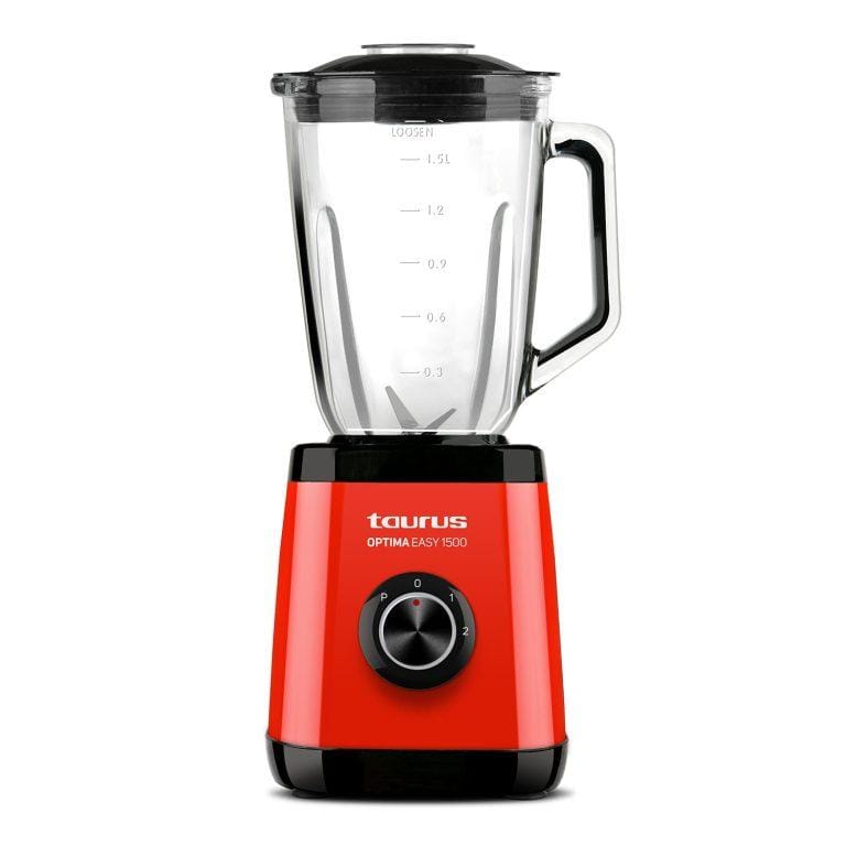 Taurus – Batidora de vaso Optima Easy 1500. Color Negro. Material producto Cristal. Potencia 1.500 W. Longitud del cable 100 cm | Miravia