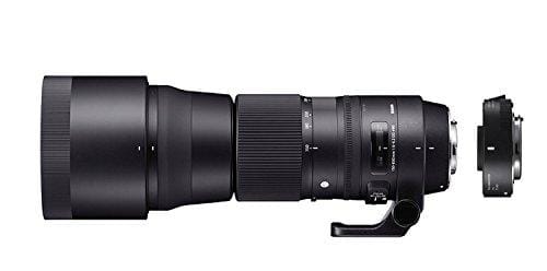 BUENA OFERTA 30% DESCUENTO SIGMA ZB954 Objetivo SIGMA 150 600mm F5 6.3 Contemporary +TELE CONVER.TC 1401 para Canon, color negro