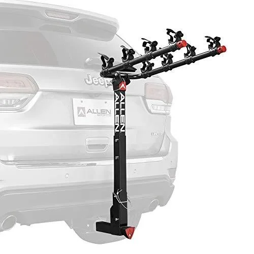 DESCUENTAZO 61% DESCUENTO Allen Sports Portabicicletas Deluxe para 4 Bicicletas montado en Enganche de Bloqueo, Modelo 542QR, Negro